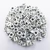 Manual Accessories DIY For Jewelry Making Necklace Bracelet Pendant 20/50Pcs Wholesale Loose Beads Square Letter