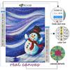 Популярная 5D Diy вышивка крестиком Рождественская елка Санта-Снеговик картина полная дрель набор для вышивки крестиком настенная наклейка домашний декор