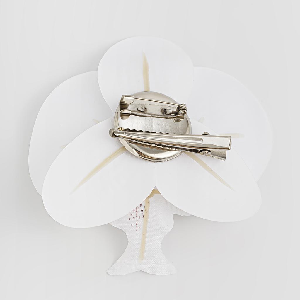 Elegant Floral Charm Jewelry 3D Flower Pendant Necklace/Earrings/Brooch for Girl Women Wedding Party Embellishment