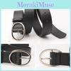 Elegant Pu Leather Womens Belt With Metal Pin Buckle For Dressy And Casual Occasions