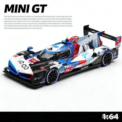 МИНИ ГТ 1:64 BMW M Hybrid V8 #15 #1219 Детализированная металлическая модель статичного автомобиля, Игрушка для мальчиков, Предмет для коллекции и декора взрослых.