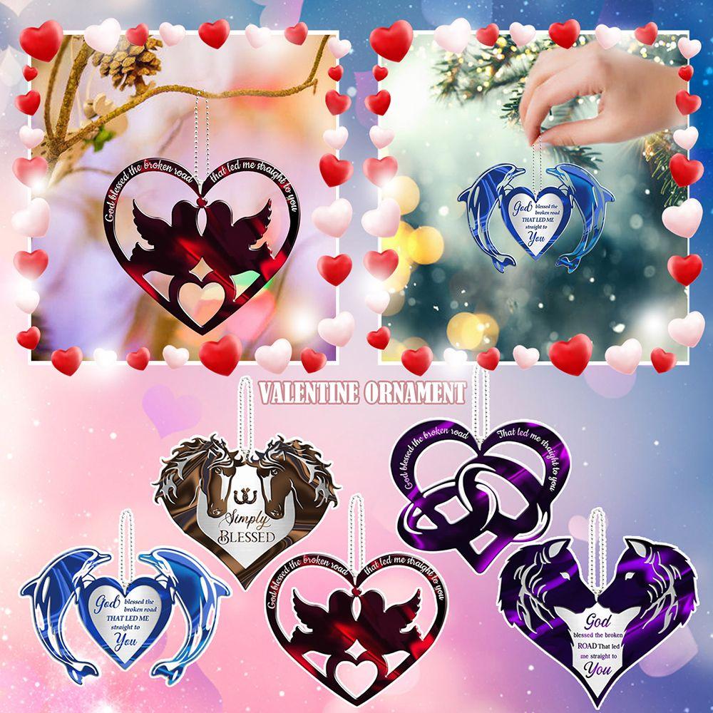 Hot Keepsake Pendant Valentine's Day Hanging Crafts Ornaments