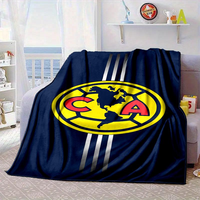 Club America Emblem Portable Blanket/Soft Blanket Bedding Blanket Suitable for Travel Camping Living Rooms Offices Sofas Fan Gifts