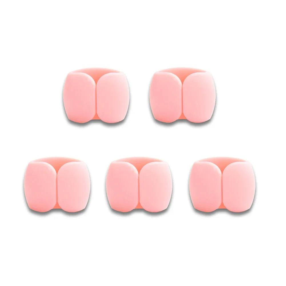 Cable Organizer 1/5Pcs Cable Clip Desk Tidy Organiser Cable Winder Wire Cord USB Charger Cord Holder Organizer Fixed Clasp