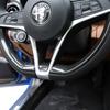 Real Carbon Fiber For Alfa Romeo Stelvio Giulia 2017-2019 Car Steering Wheel Decorative Frame Sticker Car Interior AccessoriesDA4 