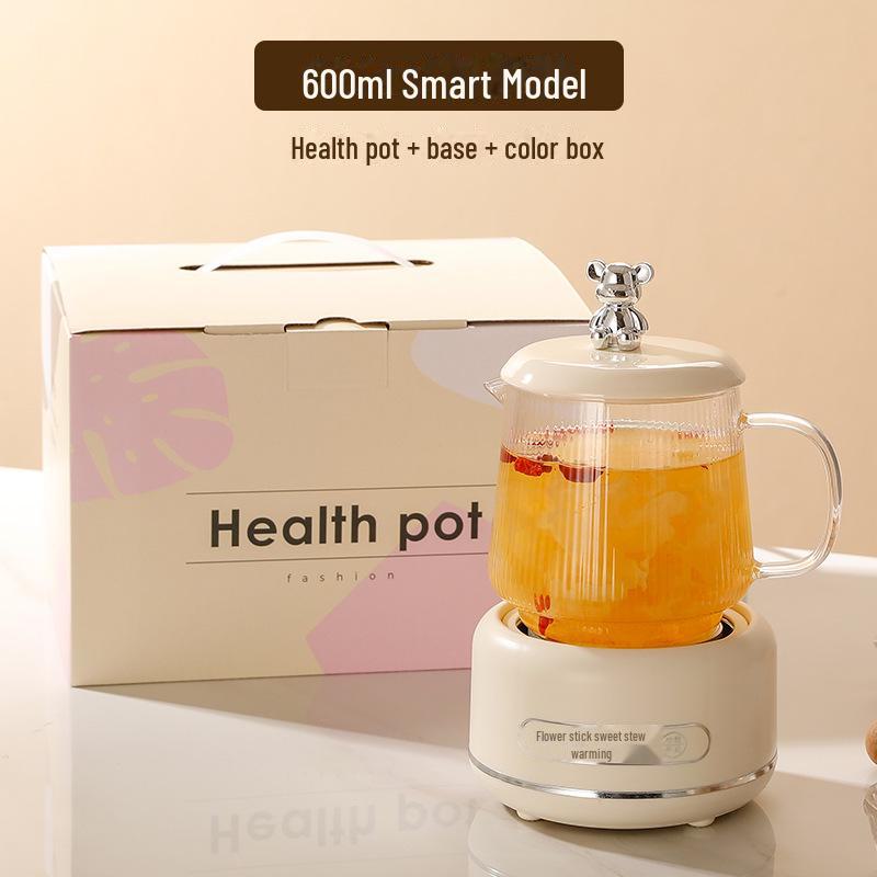 "Multi-functional Glass Tea Maker Kettle for Home and Office - Small Electric Flower Teapot Gift"