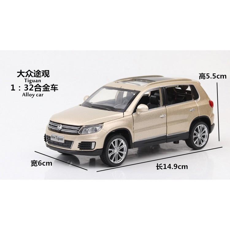 Модель автомобиля из сплава металла Tiguan SUV, литые под давлением автомобили, игрушки
