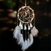 Popular Fairy Moon Dream Catcher Pendant Wind Chime Feather Ornaments Living Room Yard