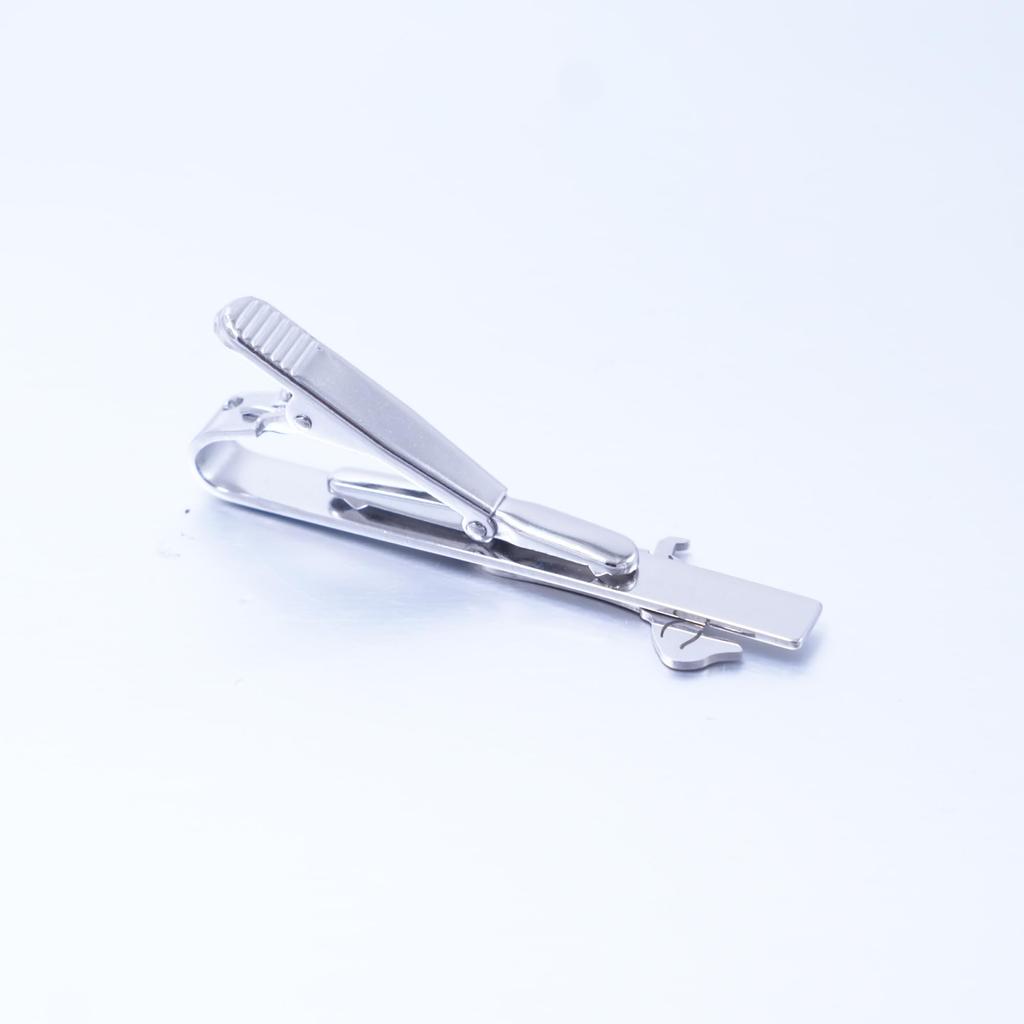 Yierda Stylish Dog Tie Clip Funny Silver Pug Animal Tie Clip Perfect for and Special Occasions Brand Accessory Gift - Men's - Weddings, Business, - -