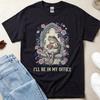 I'll Be In My Office Tee, Vintage Medieval Wizard Graphic Shirt, Renaissance Faire Clothing, Funny Fantasy Meme Costume Top
