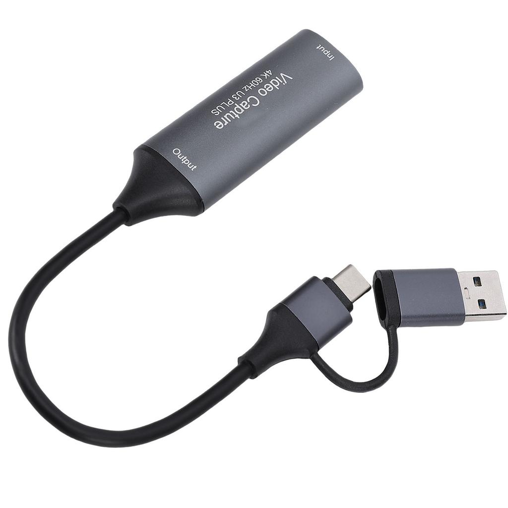 Карта захвата видео 4K HD в USB C и A с низкой задержкой USB 3.0 для стриминга, конференций, обучения
