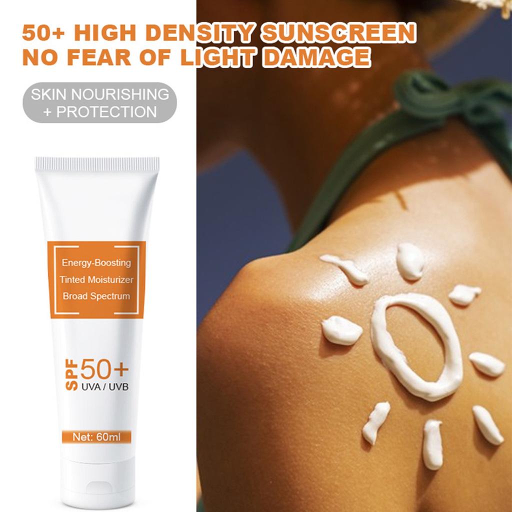 Легкий солнцезащитный крем, легкий барьер против пота, увлажняющий и осветляющий солнцезащитный крем, 60 мл