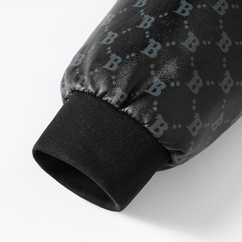 Осенняя кожаная мужская куртка, новая модная и красивая большая размерная весенне-осенняя мотоциклетная куртка для отдыха в корейском стиле