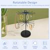 360° Rotating Jewelry Display Holder Earrings Pendants Bracelets Stand Stud Earrings Necklaces Rings Storage Hanging Organizer
