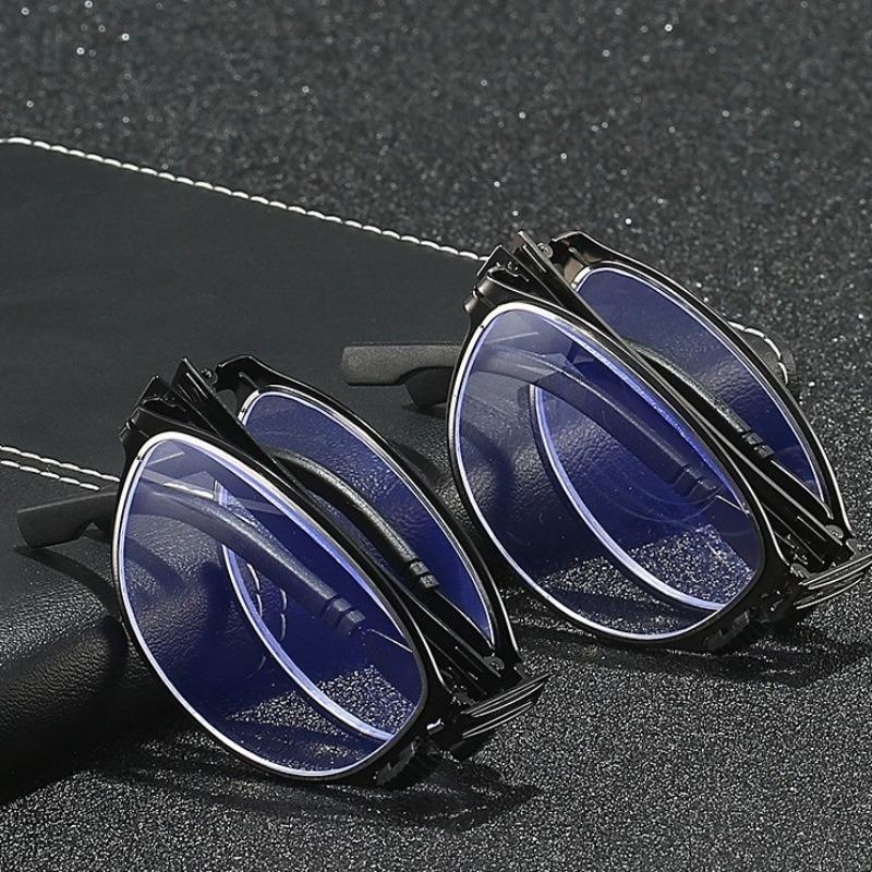 Portable Folding Reading Glasses Blue Light Blocking Computer Glasses for Women & Men New Anti Eyestrain Reading Eyewear