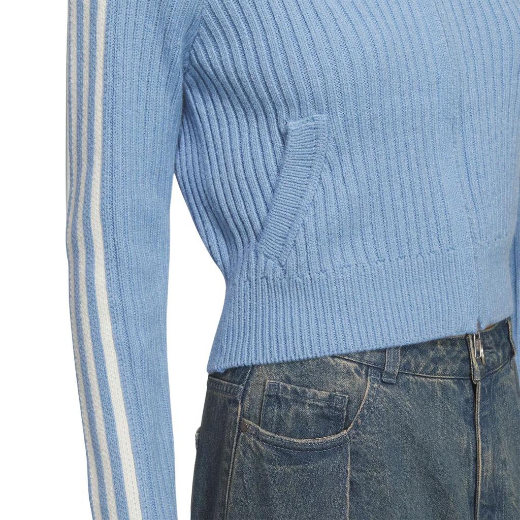 adidas Оригиналы FW25 Командная Толстовка на Полной Молнии Спортивная Приталенная Повседневная Вязаная Толстовка на Молнии Женский свитер KF0719