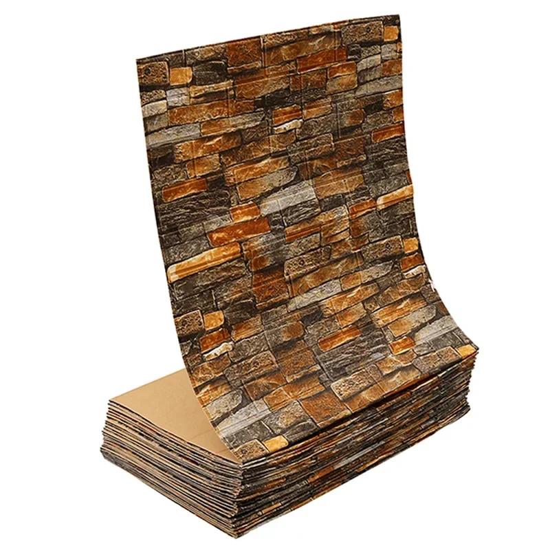 10 м 3D имитация кирпичной кладки наклейка на стену обои античный эффект самоклеящиеся ванная комната кухня стена для ТВ фона домашний декор