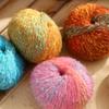 1PC Candy Colored Yarn Skin-friendly Hand Woven Soft DIY Threads Mohair Yarn Gradient Dyed Scarf Crochet