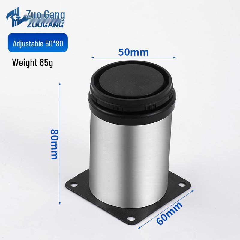 Утолщенные регулируемые ножки для шкафа из нержавеющей стали - Мебель, диван, ножки для поддержки журнального столика, дизайн с круглой трубой.