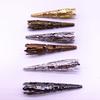 30pcs / Lot 42 X8mm Gold Colour Caps Bead Hollow Out Flower Bugle Filigree Bead End Cap Cone Jewelry Making Components Finder