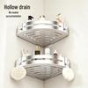 Space Aluminum Corner Bathroom Storage Shelf