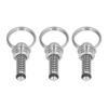 3PCS Beer Keg Relief Valve Replacement 304 Stainless Steel Keg Lid Pressure Release Valve