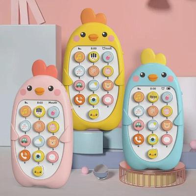 Двуязычная многофункциональная детская игрушка-телефон: Жевательные, музыкальные, обучающие для раннего обучения