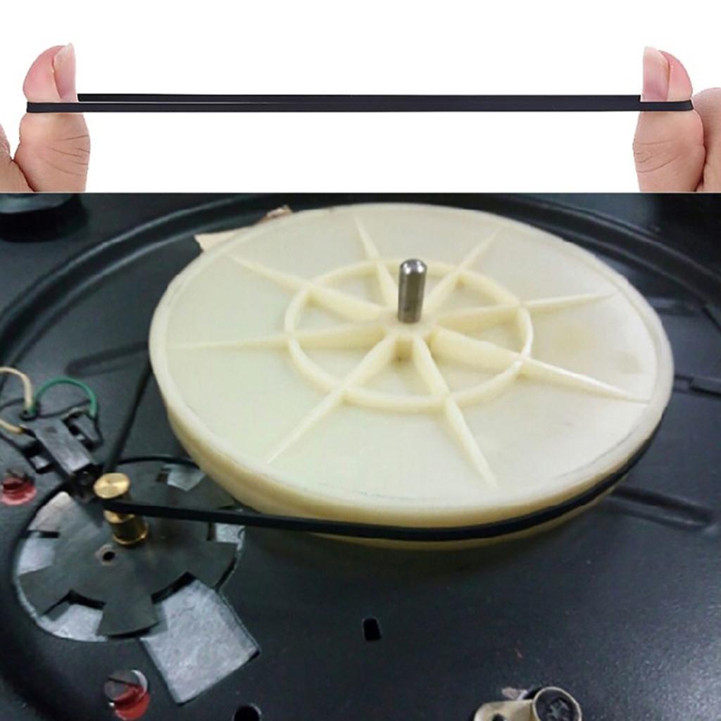 Набор из 10 ремней для проигрывателя, резиновые приводные ремни, приводные ремни для проигрывателя, запчасть для ремонта проигрывателя, резиновая текстура для проигрывателя