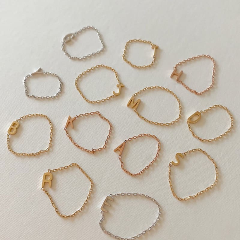 Кольцо-цепочка из таупового 14-каратного золота