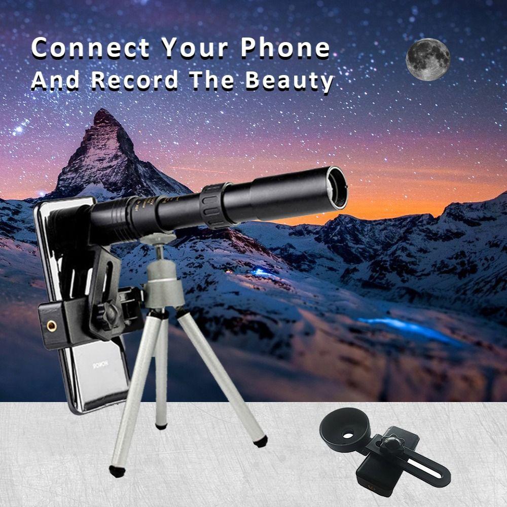 With Tripod Clip Long Range Portable Night Vision Monocular Telescope Zoom Telescope For Travel