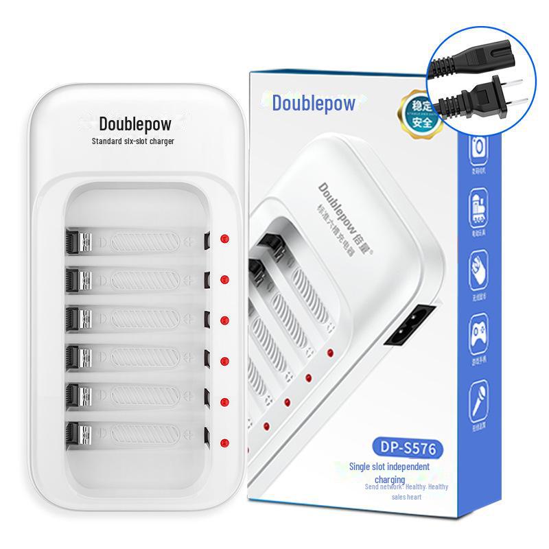 Зарядное устройство на 6 слотов для аккумуляторов AA/AAA 1,2 В NiMH