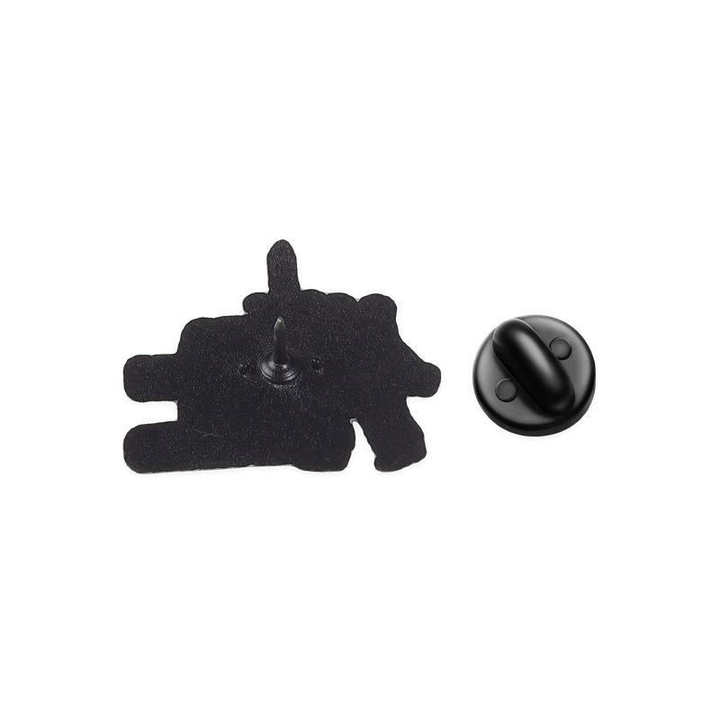 Xiaomi Be A Warrior Not A Worrier Frog Enamel Pin Cartoon Frog Warrior Holding Sword & Motivational Pun Brooch Bags Lapel Badge Jewelry