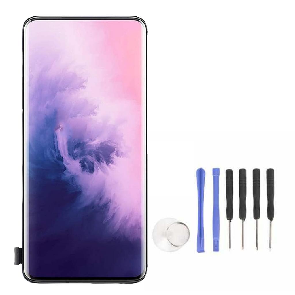 Сенсорный экран телефона Замена дигитайзера для OnePlus 7T Pro 5G Сотовый телефон Сенсорный ЖК-дигитайзер 6.67