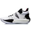 Li Ning SONIC 9 Амортизирующие Скользкие Средние Баскетбольные Кроссовки Унисекс Белые PE Издание Спонсора ABAR011-A