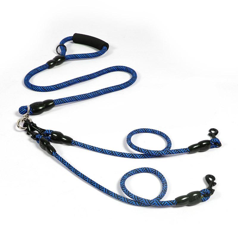 One Tow Three Pet Leash One Tow Two Tow Leash Walking Dog Leash Leash Multi head Double-head Removable