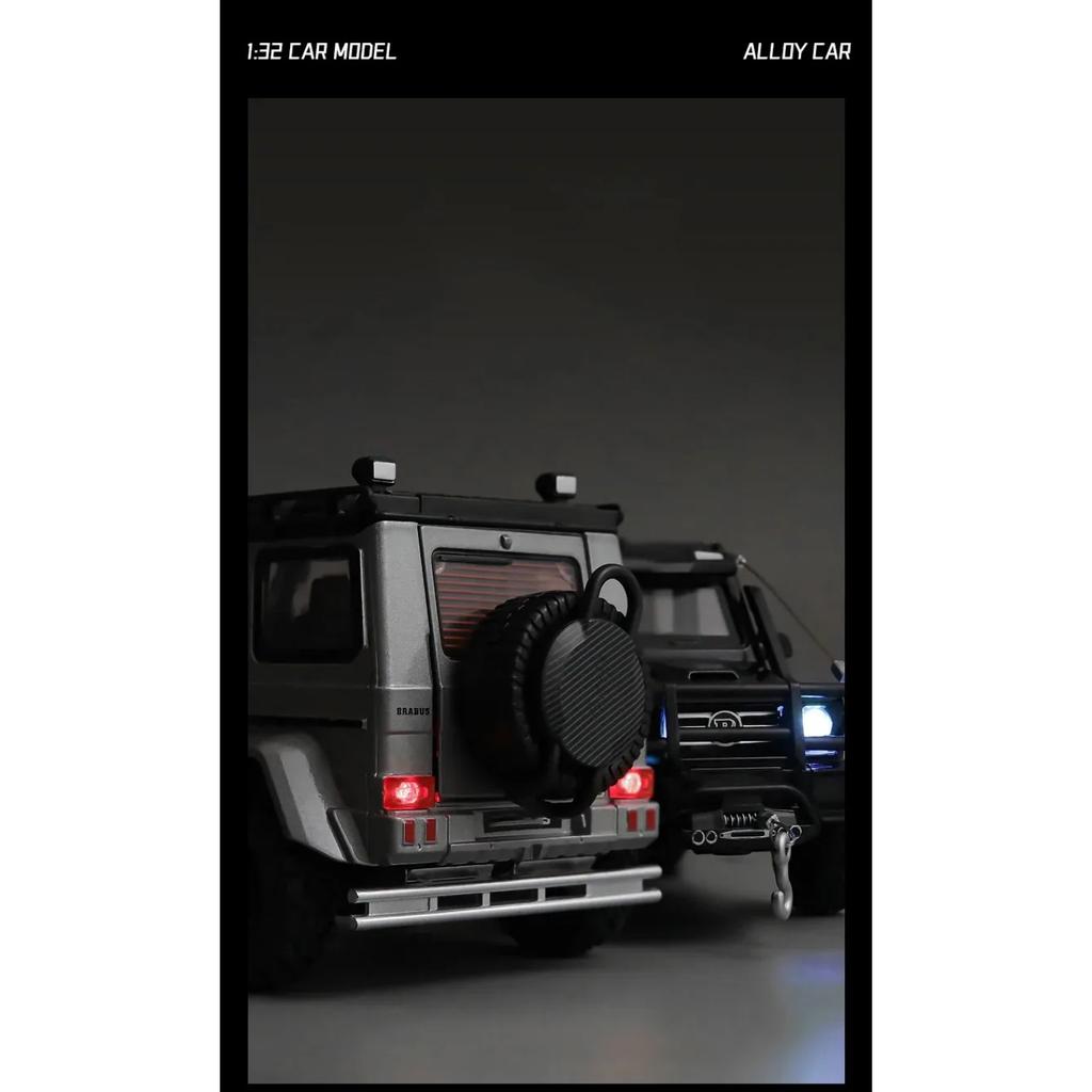 1/32 Benz G550 Adventure 4X4 V8 литая модель автомобиля, автомобили со звуком и светом, детская коллекция игрушек, подарок на день рождения мальчика