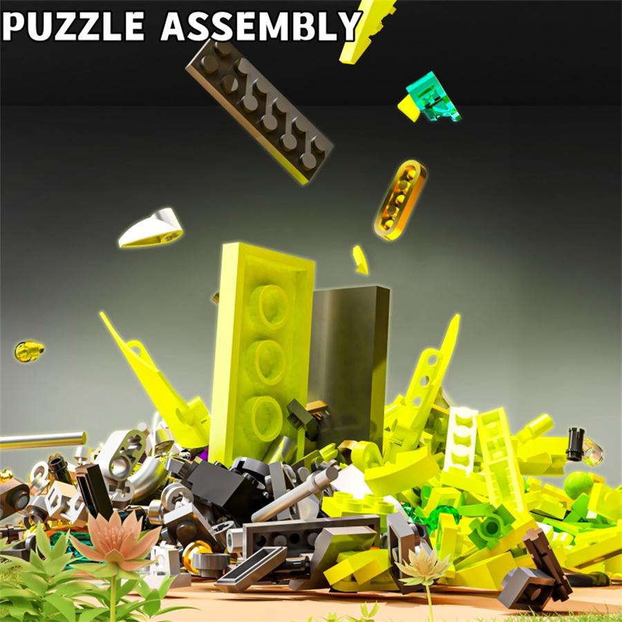 MOC Creative Mechanical Mantis Building Blocks Set Insect Power Moto Model Kit DIY Assembly Bricks Toys Kids Birthday Gift