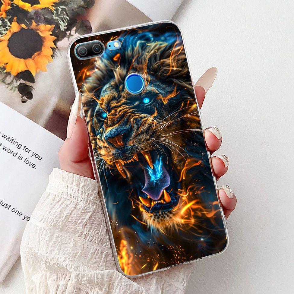 Прозрачный чехол для Honor 9 Lite Милый Кот Модные Цветы Смешная Расписная Задняя Крышка Для Чехла Телефона Honor 9Lite LLD-L21 LLD-L31 LLD-L11
