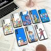 Чехол для телефона C-CITY THE Animation Anime для Samsung S25,24,23,22,30,21,10,9,Ultra,Plus,Lite,FE,4,5 G Мягкий черный чехол