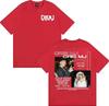 2026 summer Graphic Tshirts Rapper CRIS MJ Album Tour Unisex Women Vintage 90s Hip Hop Street Tshirt Casual Male  T Shirt