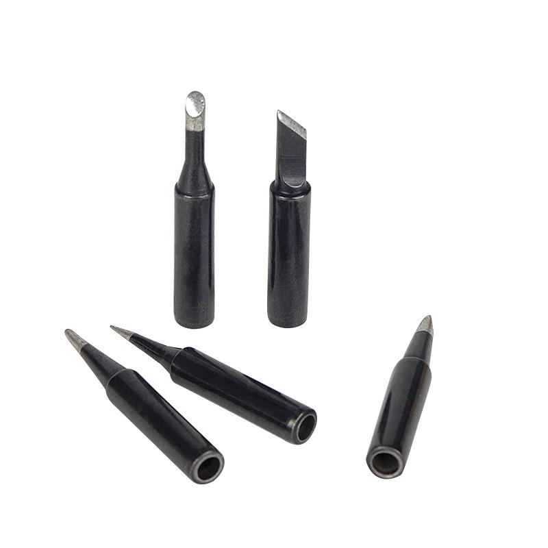 JCD Soldering Iron Tips 5pcs/set 900M-T Pure Copper Lead-free Soldering Tip Suit for 908S Welding Solder Station Iron Tip
