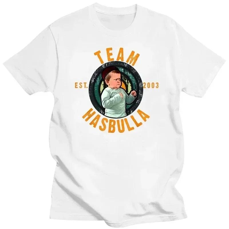 2024 Hasbulla Fighting T Shirt Mini Khabib Blogger T-Shirt Crew Neck Men Tees Retro Tops Funny Graphic Women T Shirt Streetwear