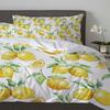 Watercolor Lemon Fruit White Yellow Duvet Cover With Pillow Case Custom 3pcs Bedding Set Quilt Cover Double Bed Home Textile