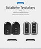 Compatible Key Cover for Toyota Yaris X, Vios FS, Yaris L, and Older Models Remote Controls.