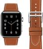 Кожаный ремешок для Apple Watch band 44мм 40мм 42мм Браслет Single tour correa iWatch series 8 SE 7 6 5 4 Ultra 49мм 45мм 41мм