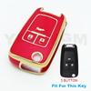 TPU Smart Key Case For Chevrolet Car Key Fob for Chevrolet Chevy Cruze Malibu Camaro Aveo Equinox Impala Sonic 2 3 4 5 Buttons