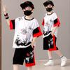 Children's Boys Summer Thin Section Big Children's Sports Boys Summer Suits Cool and Handsome Trend