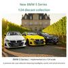 BMW 5 Series Mini Car BMW 530i 1:24 Diecast Mini Car, Option 3 : White/Yellow/Black