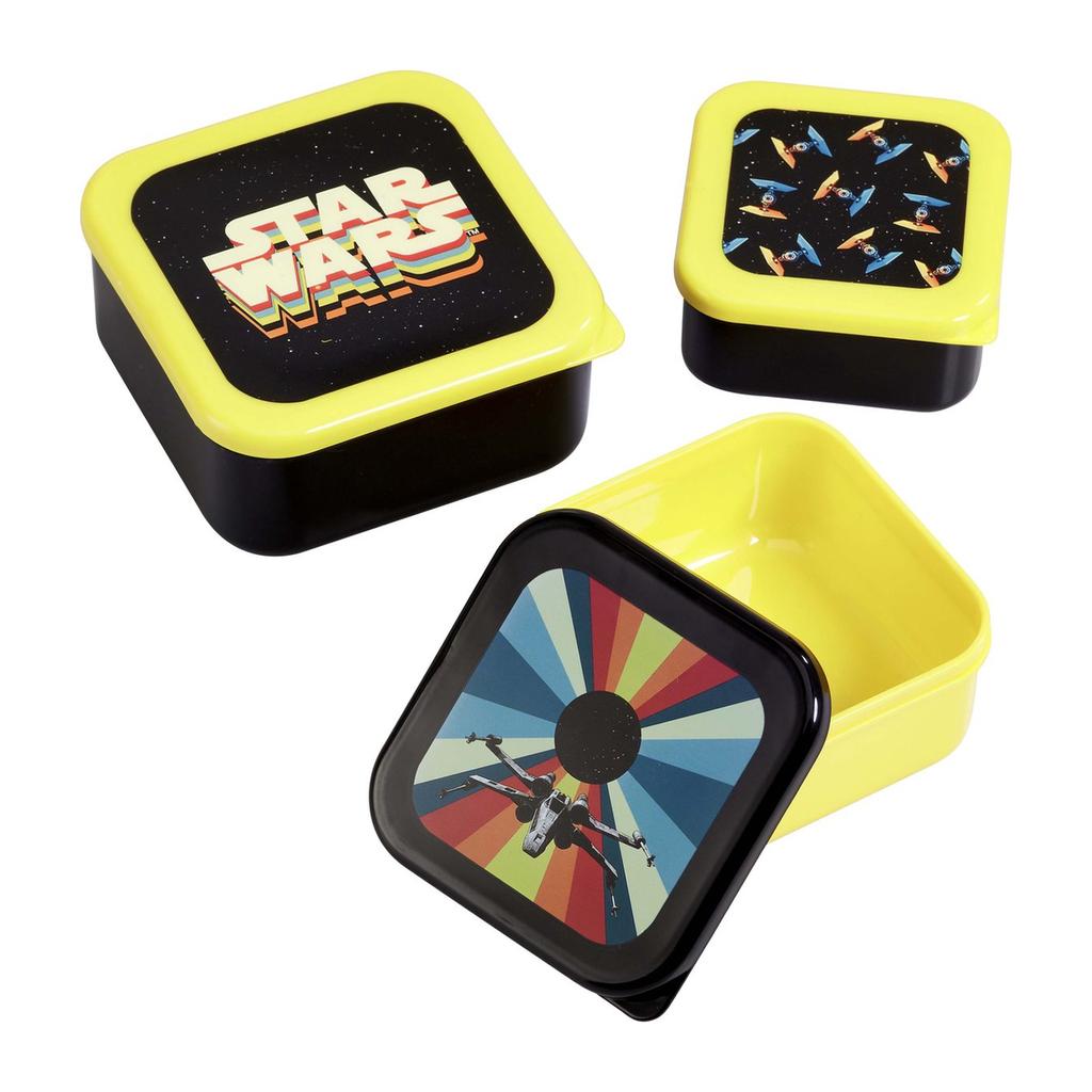 Star Wars Vehicles PVC Retro Lunch Box Set (Pack of 3)