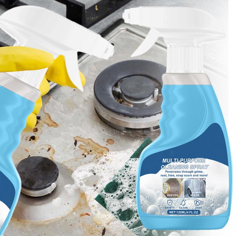 Пенный очиститель для автомобиля, спрей для удаления стойкой смазки и грязи, 120 мл, многофункциональный очиститель для глубокой очистки автомобиля и